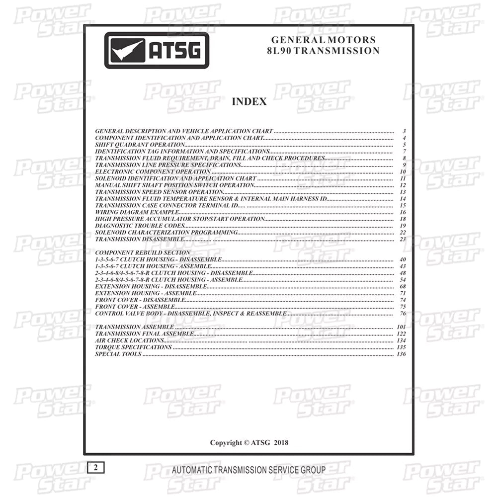 Manual Técnico ATSG GM 8L45 / 8L90