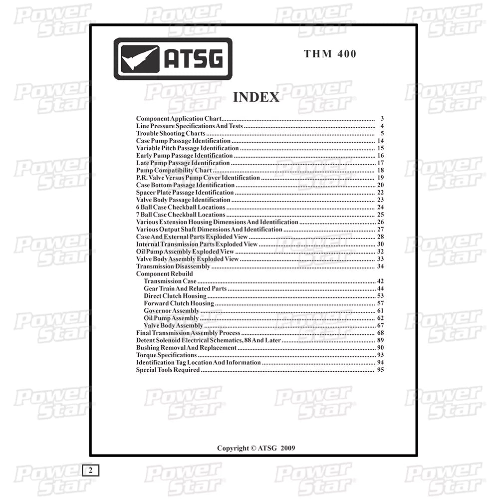 Manual Técnico ATSG GM THM 400 / 3L80