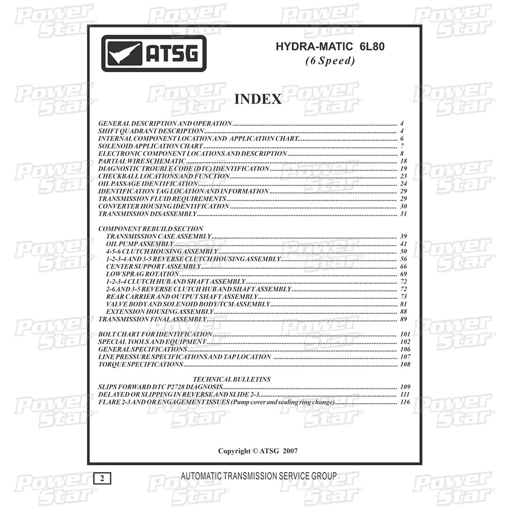 Manual Técnico ATSG GM 6L50 / 6L80 / 6L90