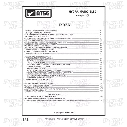 Manual Técnico ATSG GM 6L50 / 6L80 / 6L90