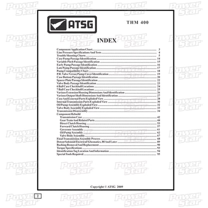 Manual Técnico ATSG GM THM 400 / 3L80