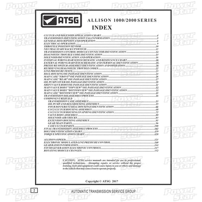 Manual Técnico ATSG Allison 1000 / 2000