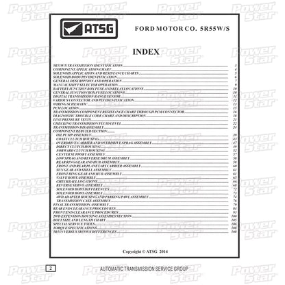Manual Técnico ATSG Ford 5R55S / 5R55W